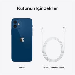 APPLE iPhone 12 64 Gb Akıllı Telefon Mavi MGJ83TU/A