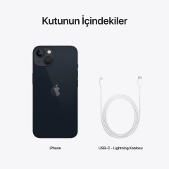 APPLE iPhone 13 128 Gb Akıllı Telefon Siyah MLPF3TU/A