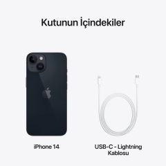 APPLE iPhone 14 128 Gb Akıllı Telefon Siyah MPUF3TU/A