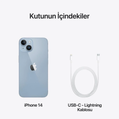 APPLE iPhone 14 128 Gb Akıllı Telefon Mavi MPVN3TU/A