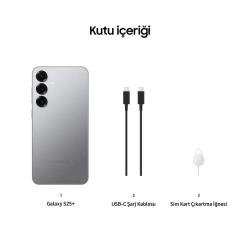 Samsung Galaxy S25 Plus 12/256 Gb Akıllı Telefon Gümüş SM-S936BZSDTUR