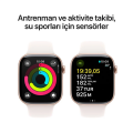 Apple Watch Series 10 GPS 46mm Rose Gold Aluminium Case with Light Blush Sport Band - M/L MWWU3TU/A