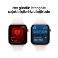 Apple Watch Series 10 GPS 46mm Rose Gold Aluminium Case with Light Blush Sport Band - S/M MWWT3TU/A