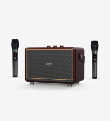 Linktech M408 Premium Mikrofonlu 100W Retro Bluetooth Hoparlör
