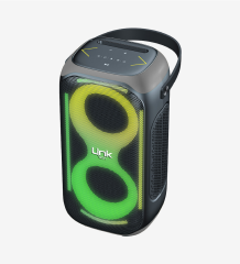 Linktech M404 RGB Işıklı Ayaklı Mikrofonlu 50W Bluetooth Hoparlör